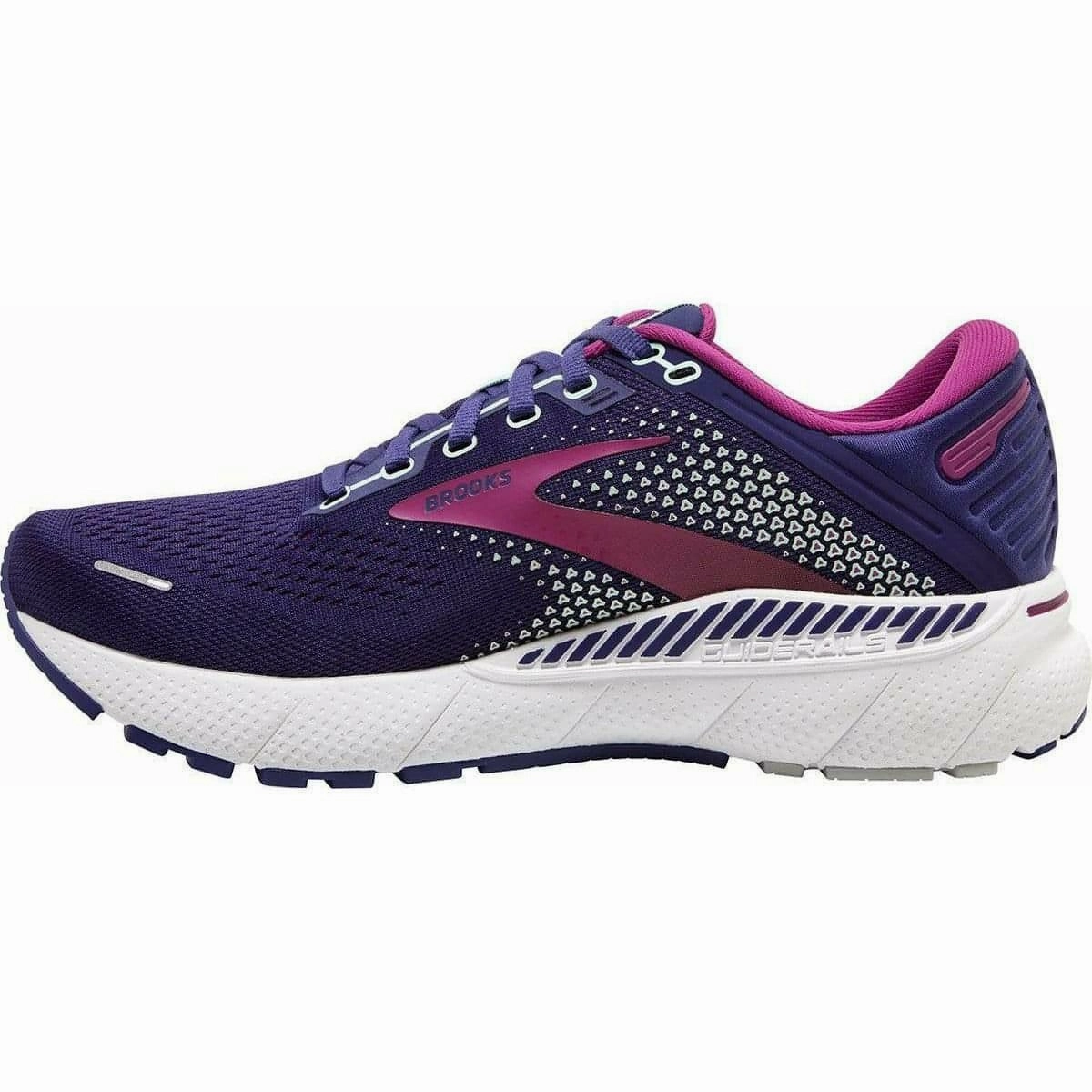play - time shoes Micro Textured Insole Brooks Adrenaline GTS 22 Womens Running Shoes - Purple