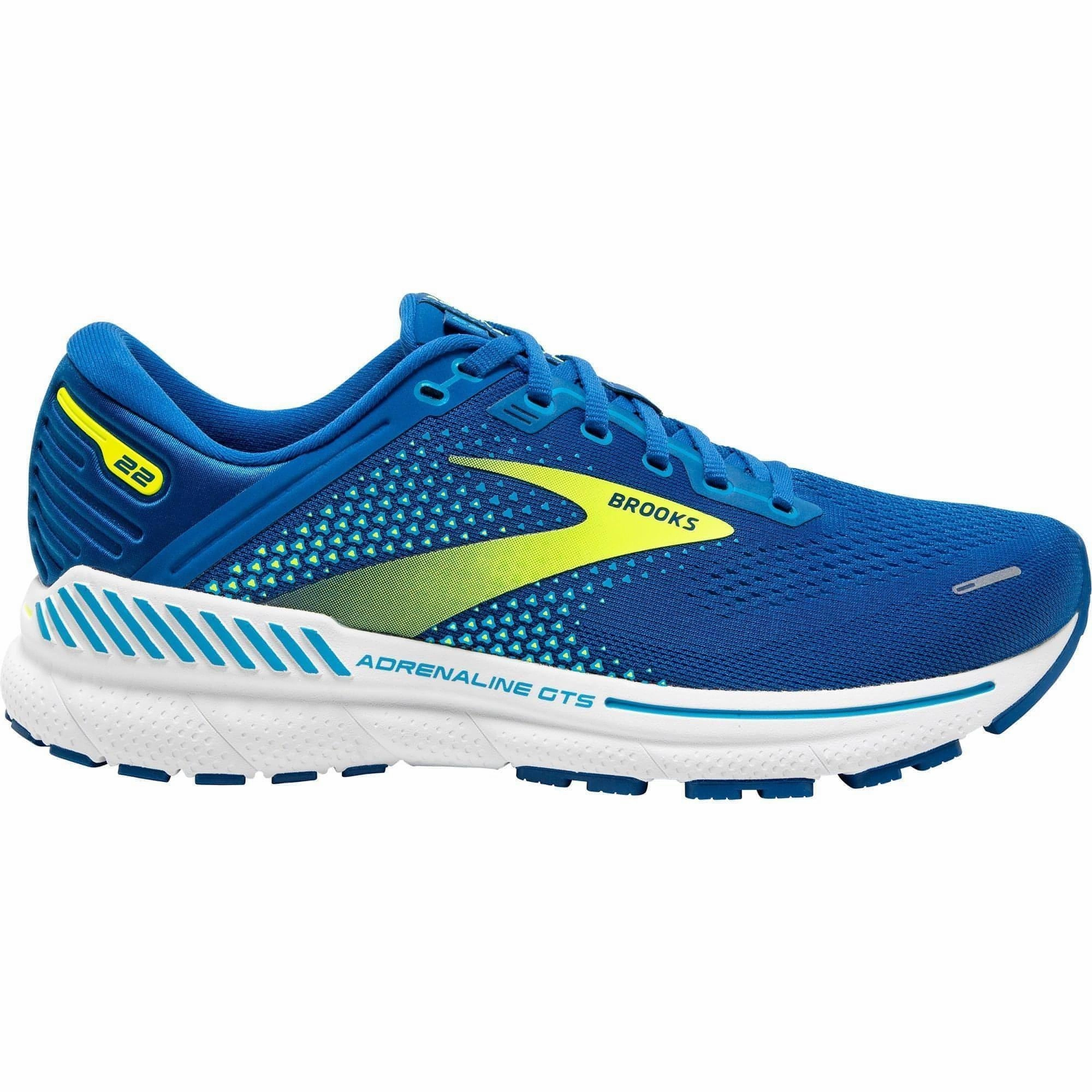 Energy Guidance System heel cup insert Brooks Adrenaline GTS 22 Mens Running Shoes - Blue