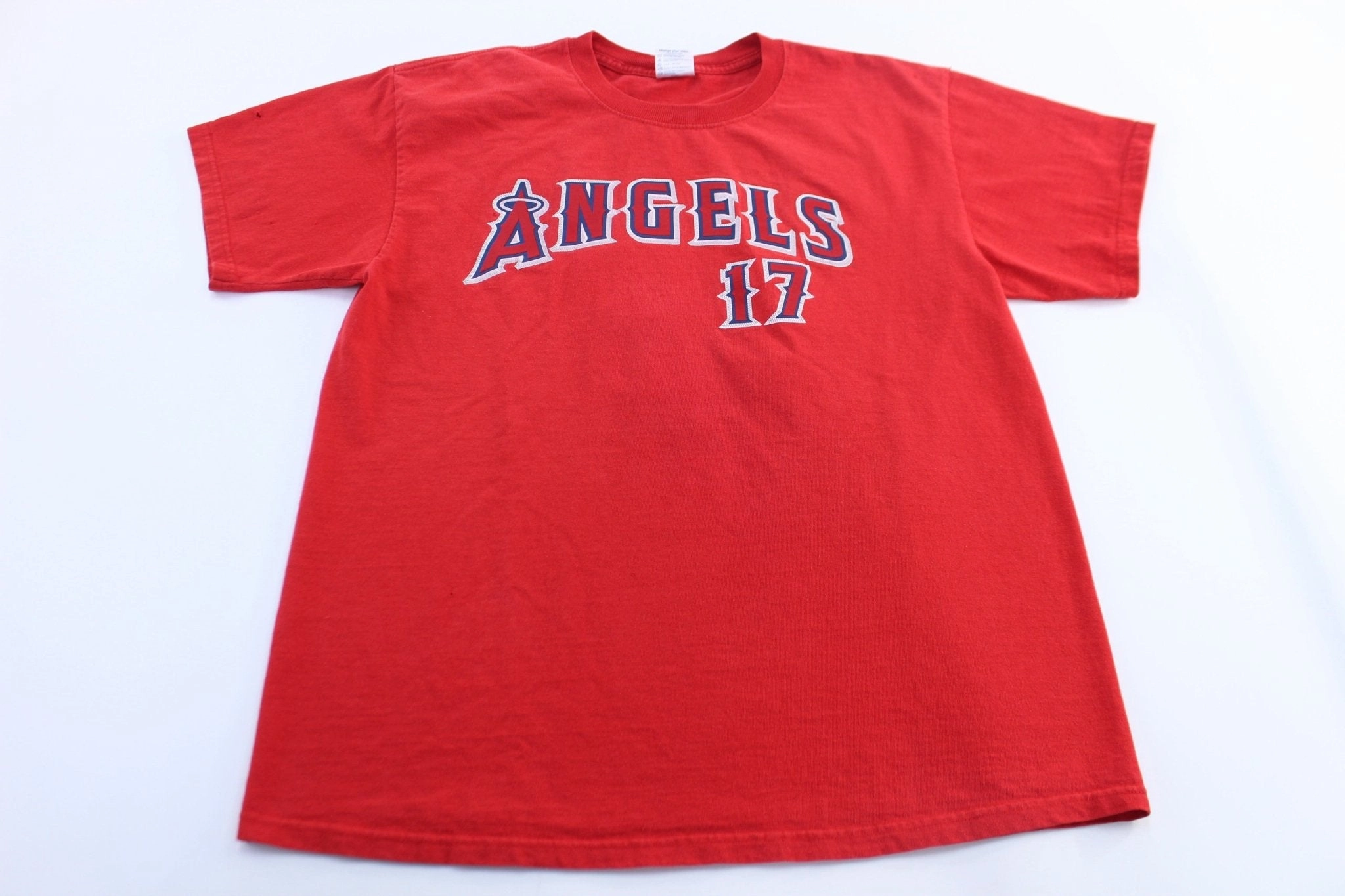 Vintage Anaheim Angels Darin Erstad Jersey T-Shirt Cozy Design Fit Timeless Look Wear