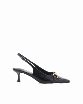 CRICKET - BLACK SHINE Classic White Heels Sexy High Heels