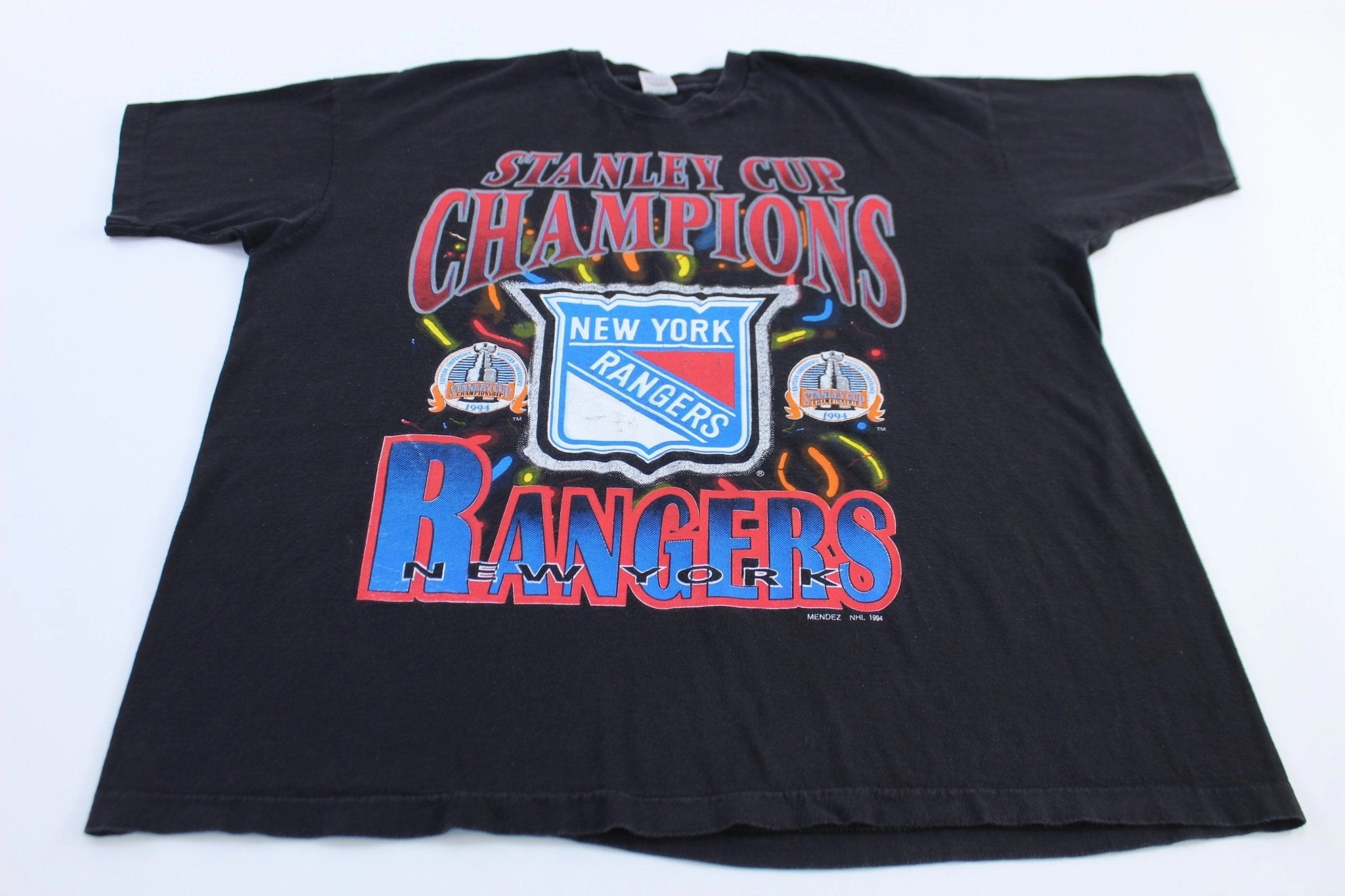 1994 New York Rangers Stanley Cup Champions Graphic T-Shirt Elderly Comfort