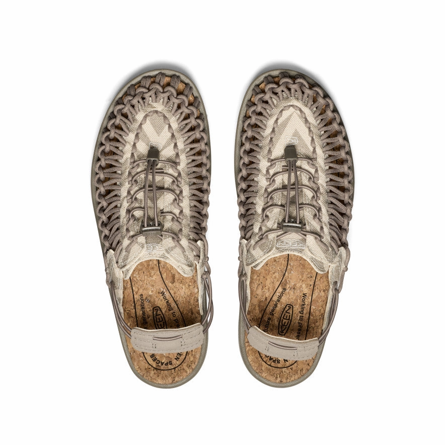 All Day Slip On Vibe All Gender UNEEK II Convertible Canvas Sneaker  |  Brindle/Natural