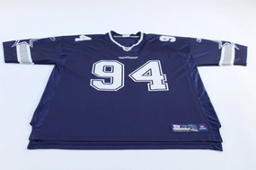 Abrasion resistant Wear Resistant Reinforcement Dallas Cowboys DeMarcus Ware #94 Reebok Football Jersey