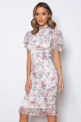 Juliette Midi Dress - Floral Easy Pairing