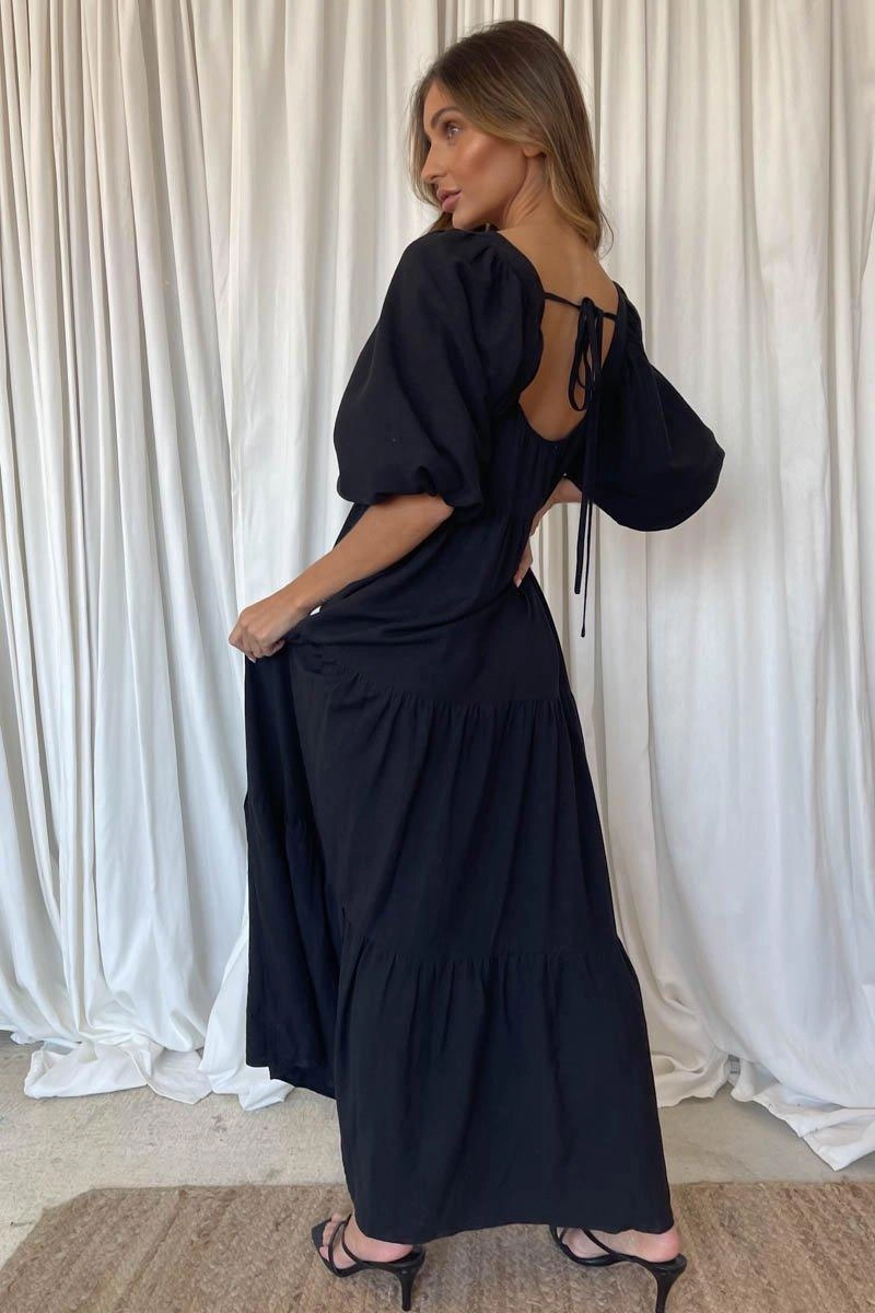 Adeline Dress - Black Day Magic Effortless Elegance