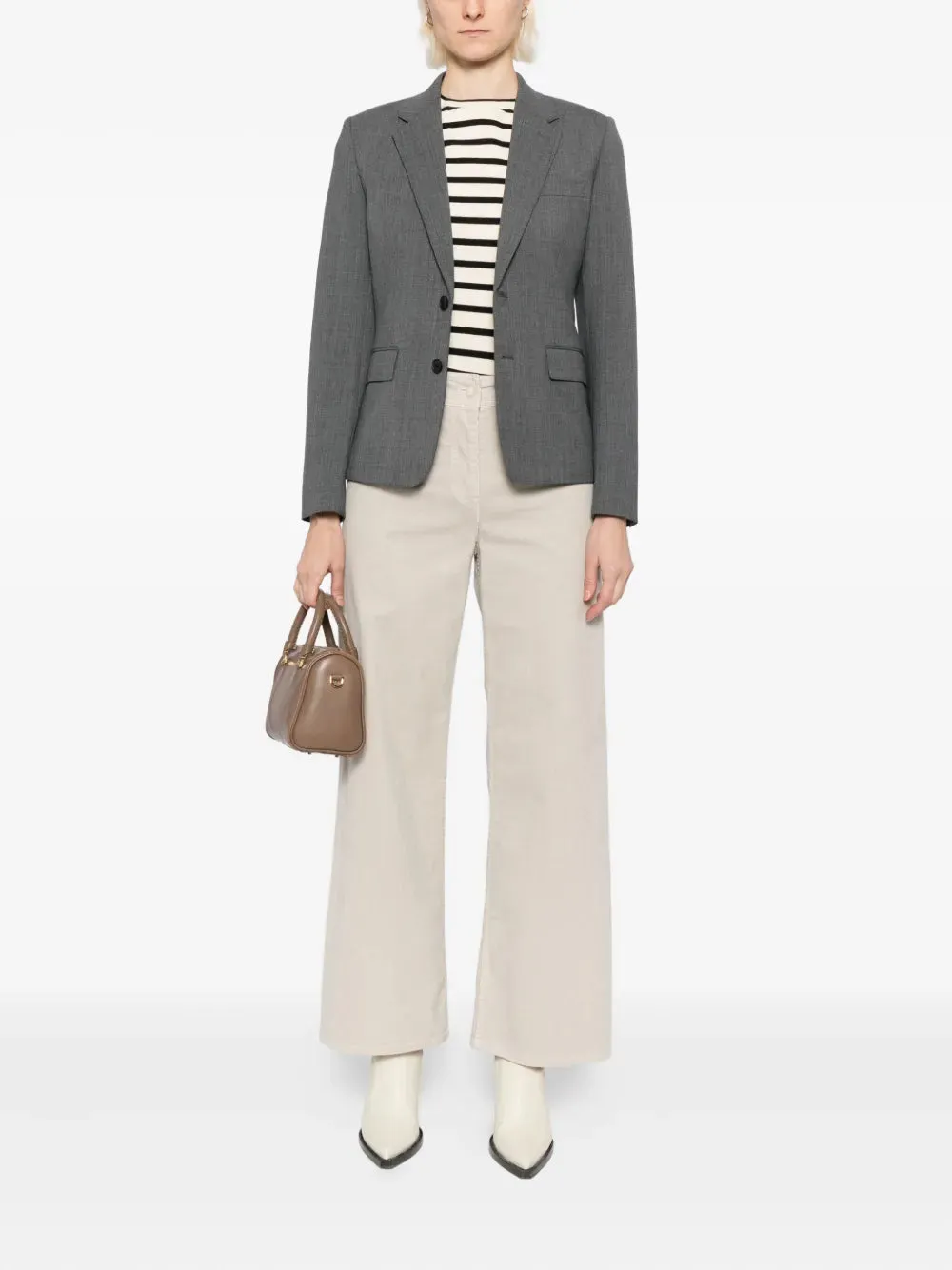 Ysee Blazer in Heather Grey Forest Trophy