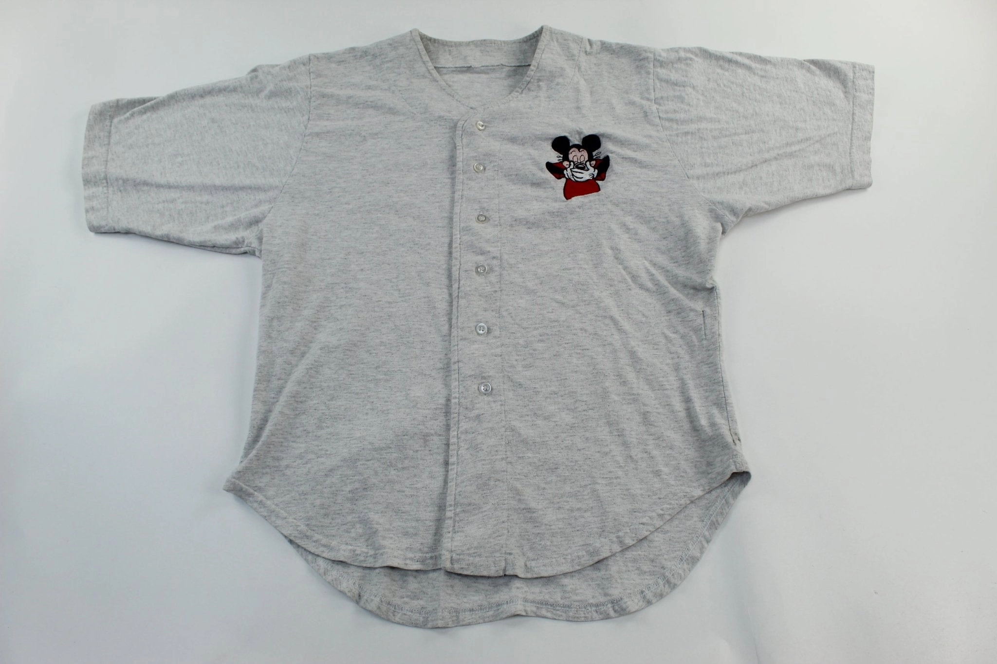 Heat Zone Fit Disney Mickey Mouse Embroidered Baseball Jersey