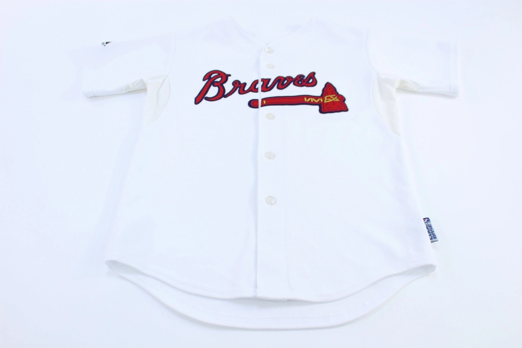 Youth Majestic Atlanta Braves Baseball Jersey Performance Wear