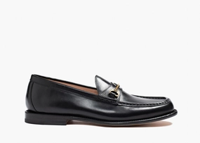 Step Firmly Smooth Step Horsebit Loafer Black Calf