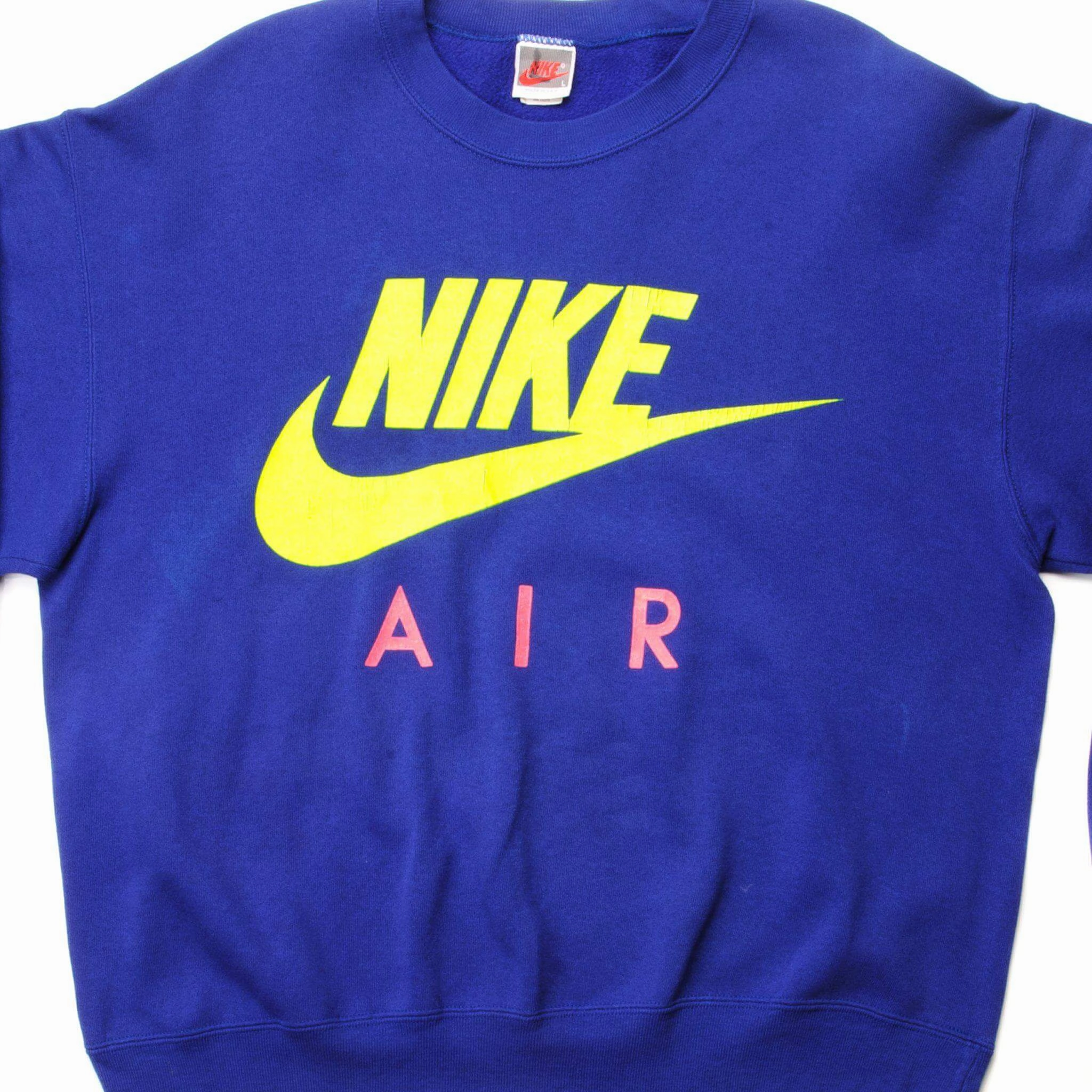Travel Minimal Lightweight Design VINTAGE NIKE AIR SWEATSHIRT 1990S SIZE LARGE MADE IN USA