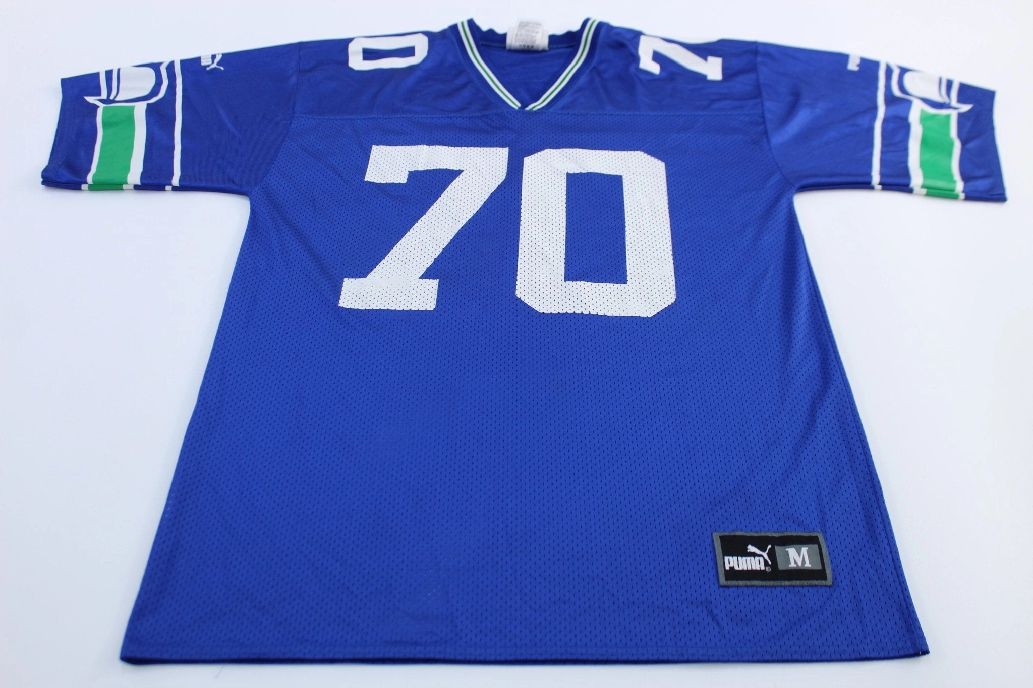 Low Bulk Design High Visibility Details Puma Logo Seattle Seahawks Michael Sinclair Football Jersey