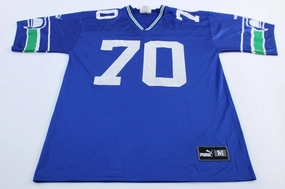 Low Bulk Design High Visibility Details Puma Logo Seattle Seahawks Michael Sinclair Football Jersey