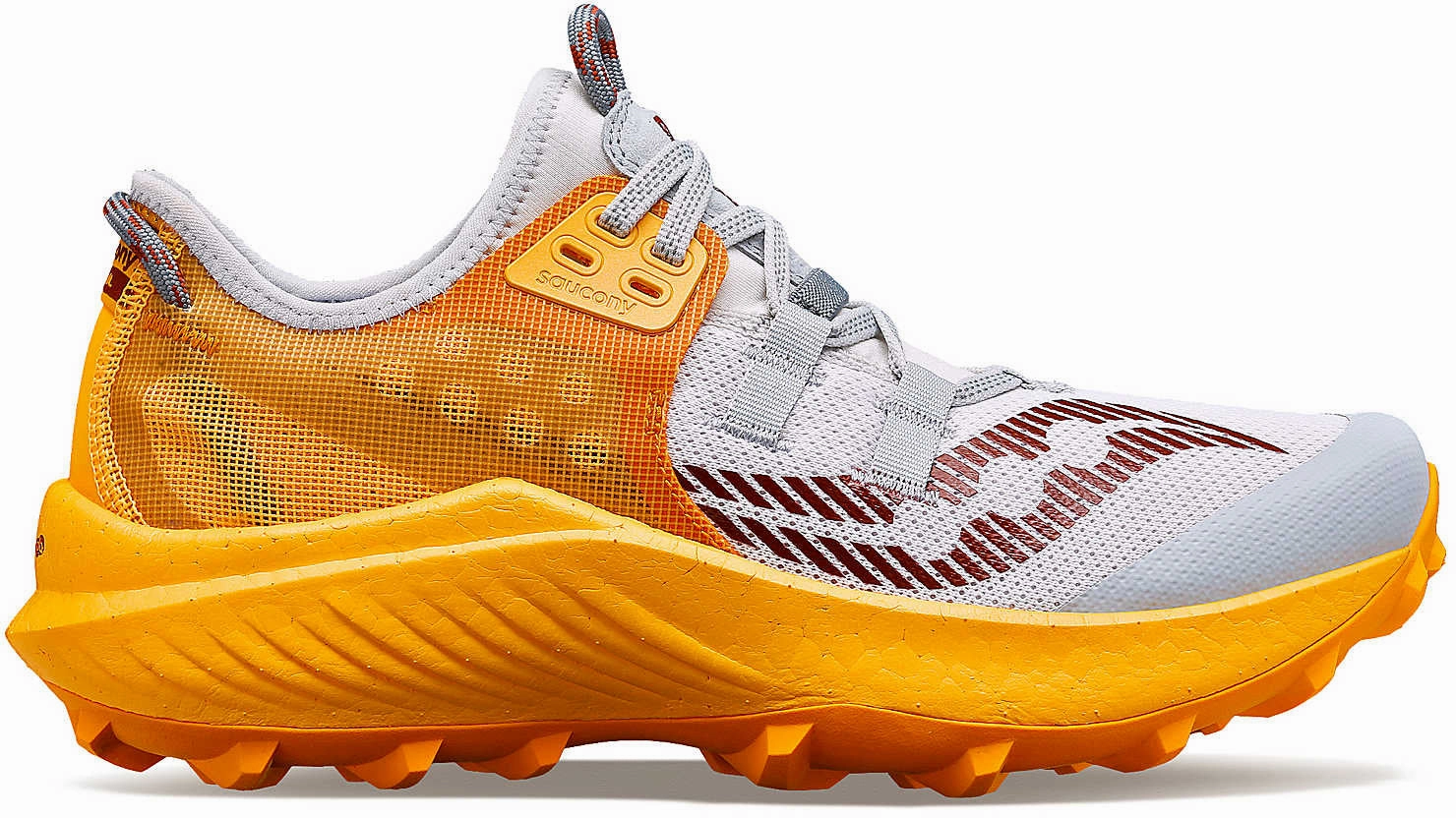 Saucony Endorphin Rift Womens Trail Running Shoes - Grey Stability Ride Responsive Ride Feel