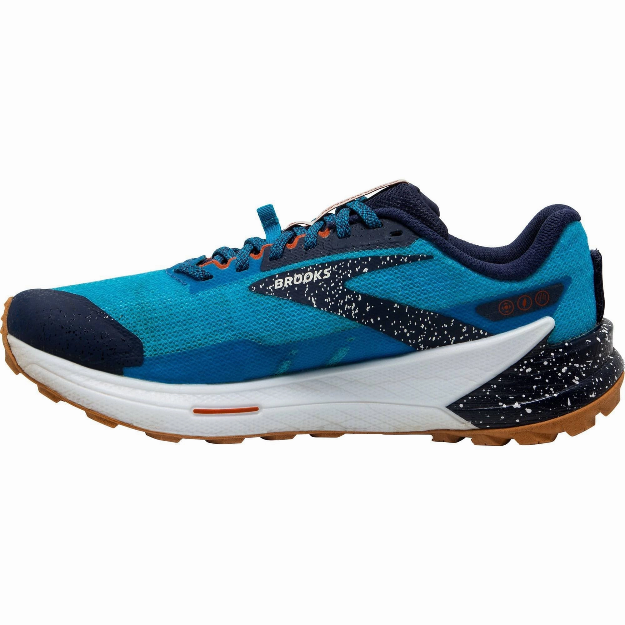 running in a canyon area shoes intermediate shoes Brooks Catamount 2 Mens Trail Running Shoes - Blue