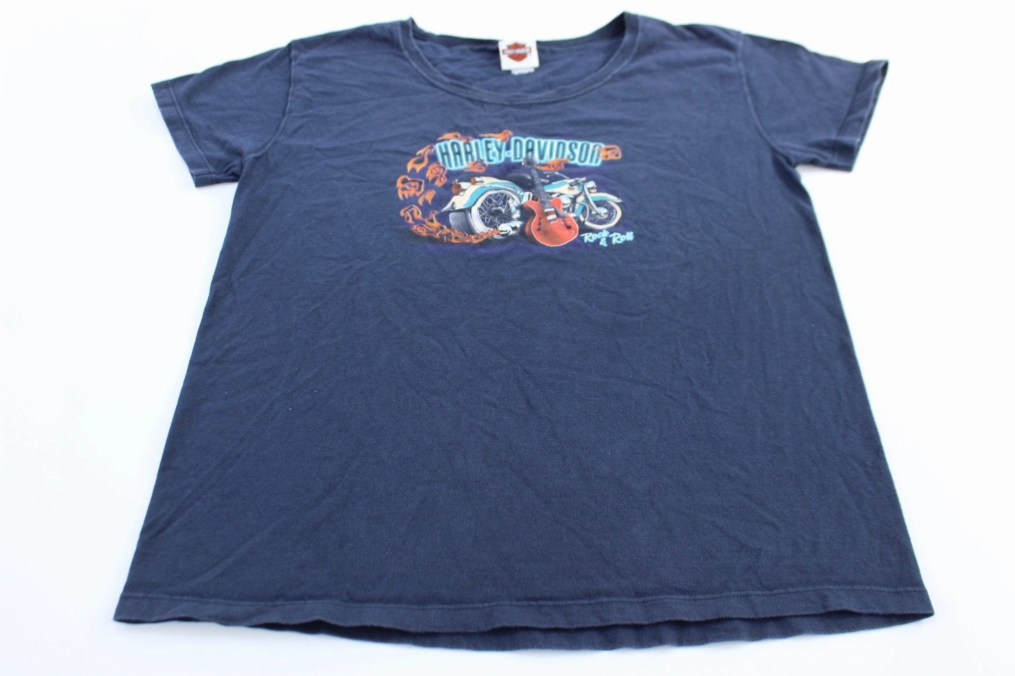 Women's Harley Davidson Motorcycles Gettysburg, Pennsylvania T-Shirt TexturedWeavePattern