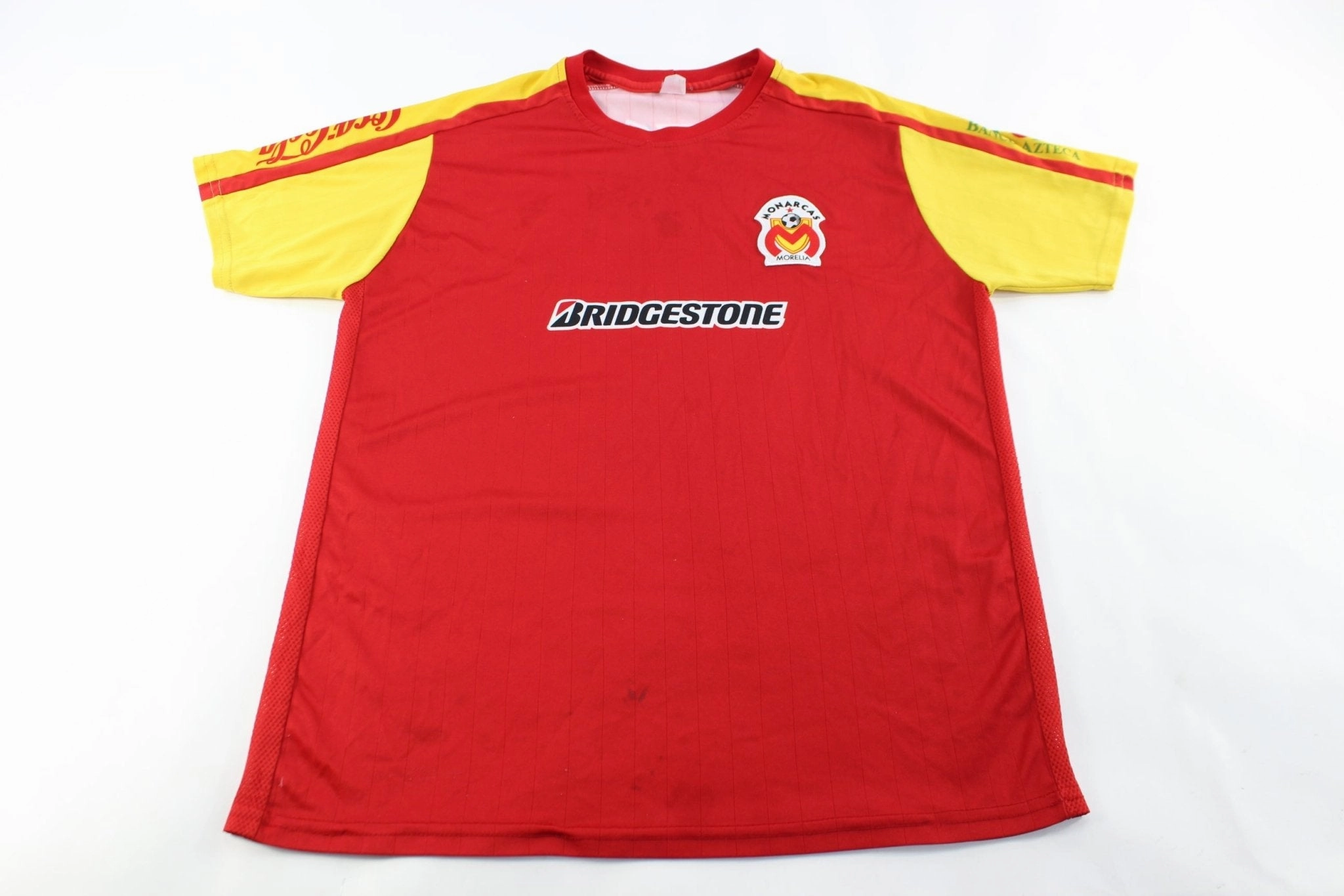 Monarcas Morelia Red & Yellow Soccer Jersey Easy Movement Cool Wear