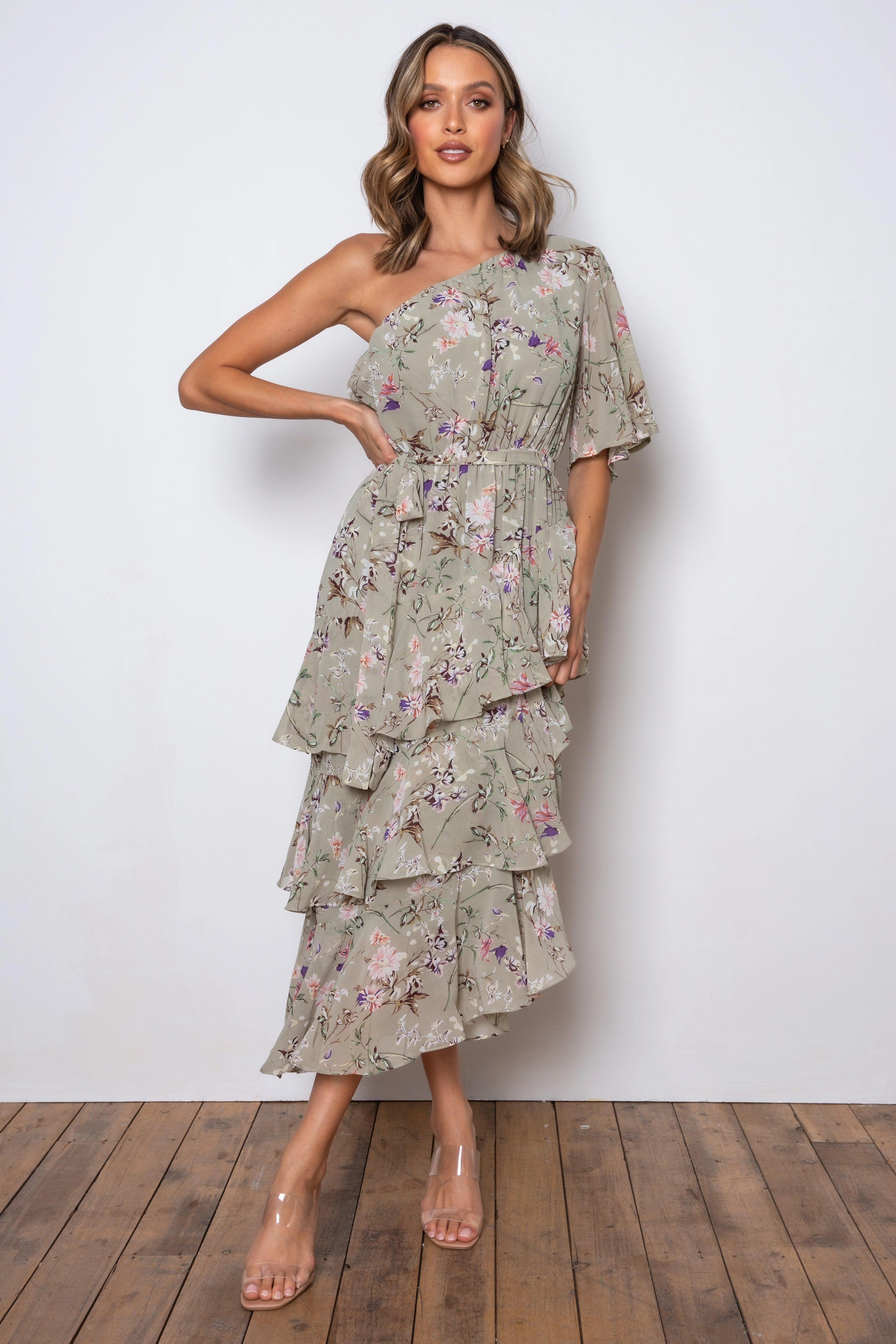 Whimsical Mood Casual Smart Atlantis Maxi Dress - Sage