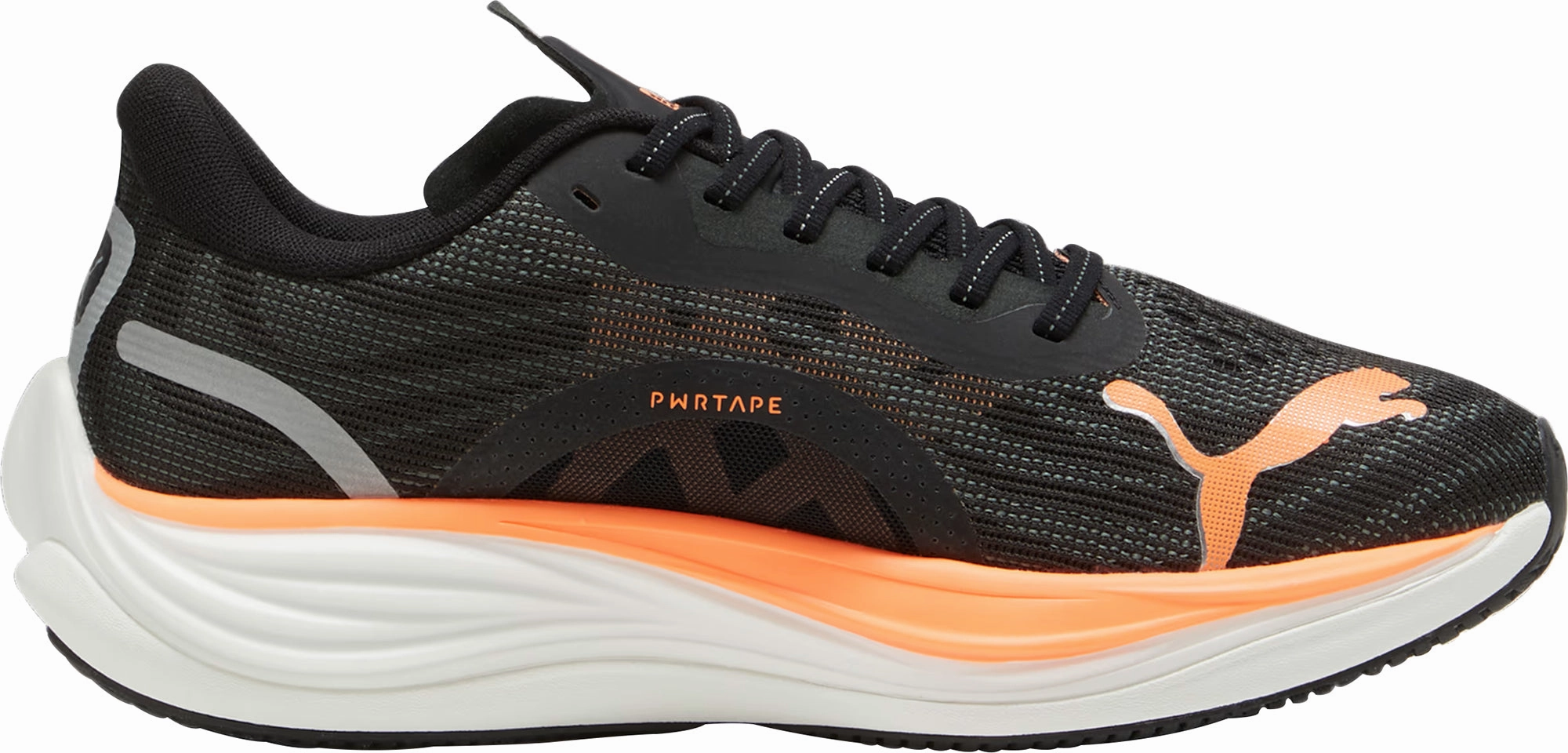 Puma Velocity Nitro 3 WIDE FIT Mens Running Shoes - Black Dynamic Rolling Motion