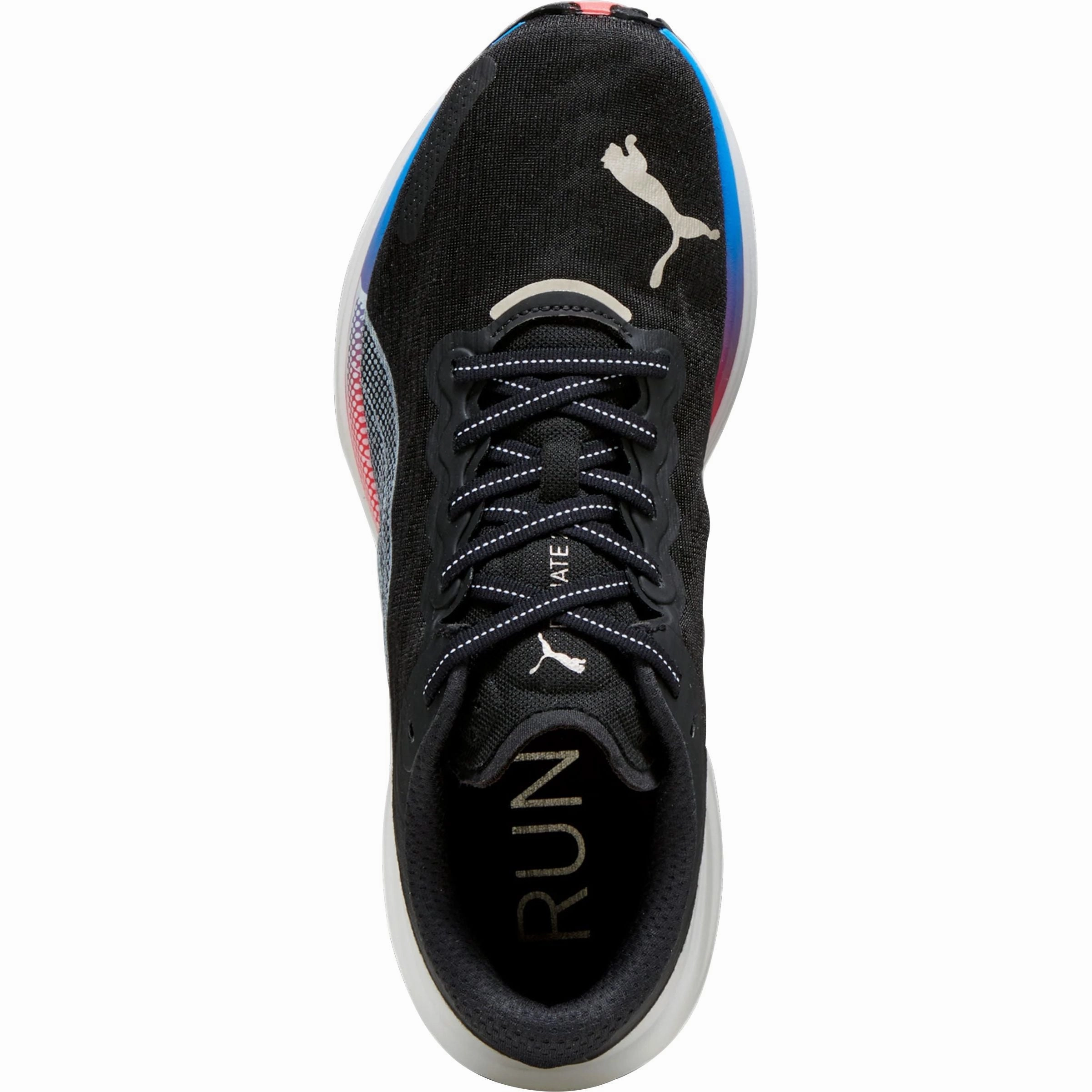 logo - sequined shoes Puma Deviate Nitro 2 Mens Running Shoes - Black