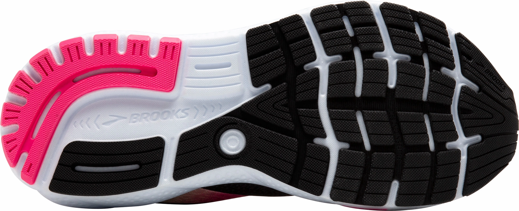 Brooks Ghost 16 NARROW FIT Womens Running Shoes - Black Durable Rocker Sole