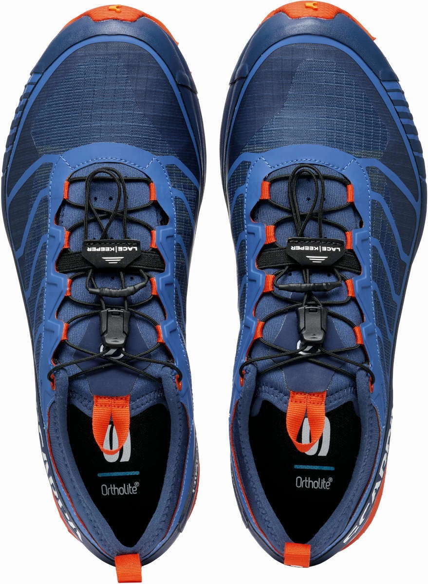 travel - running shoes Reinforced Seams Scarpa Ribelle Run GORE-TEX Mens Trail Running Shoes - Blue