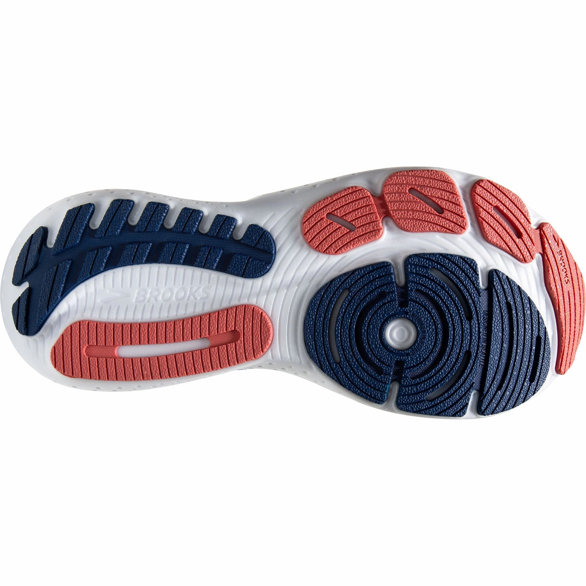 Pressure Relief Channels Brooks Glycerin 21 Womens Running Shoes - Blue