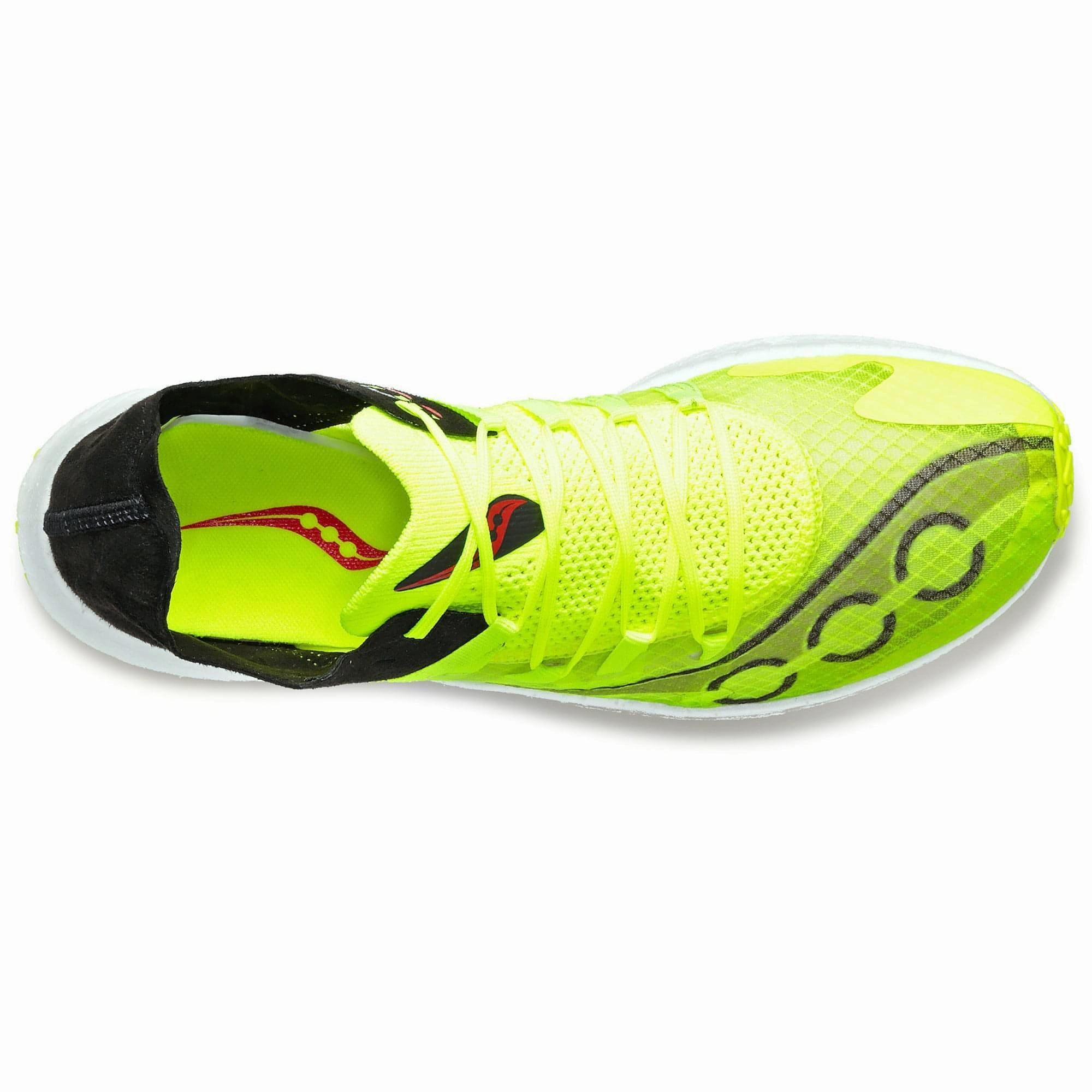 beginner - friendly shoes Durable Traction Grip Saucony Sinister Womens Running Shoes - Yellow