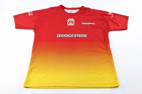 Flexible Yoke Design Monarcas Morelia Red & Yellow Soccer Jersey