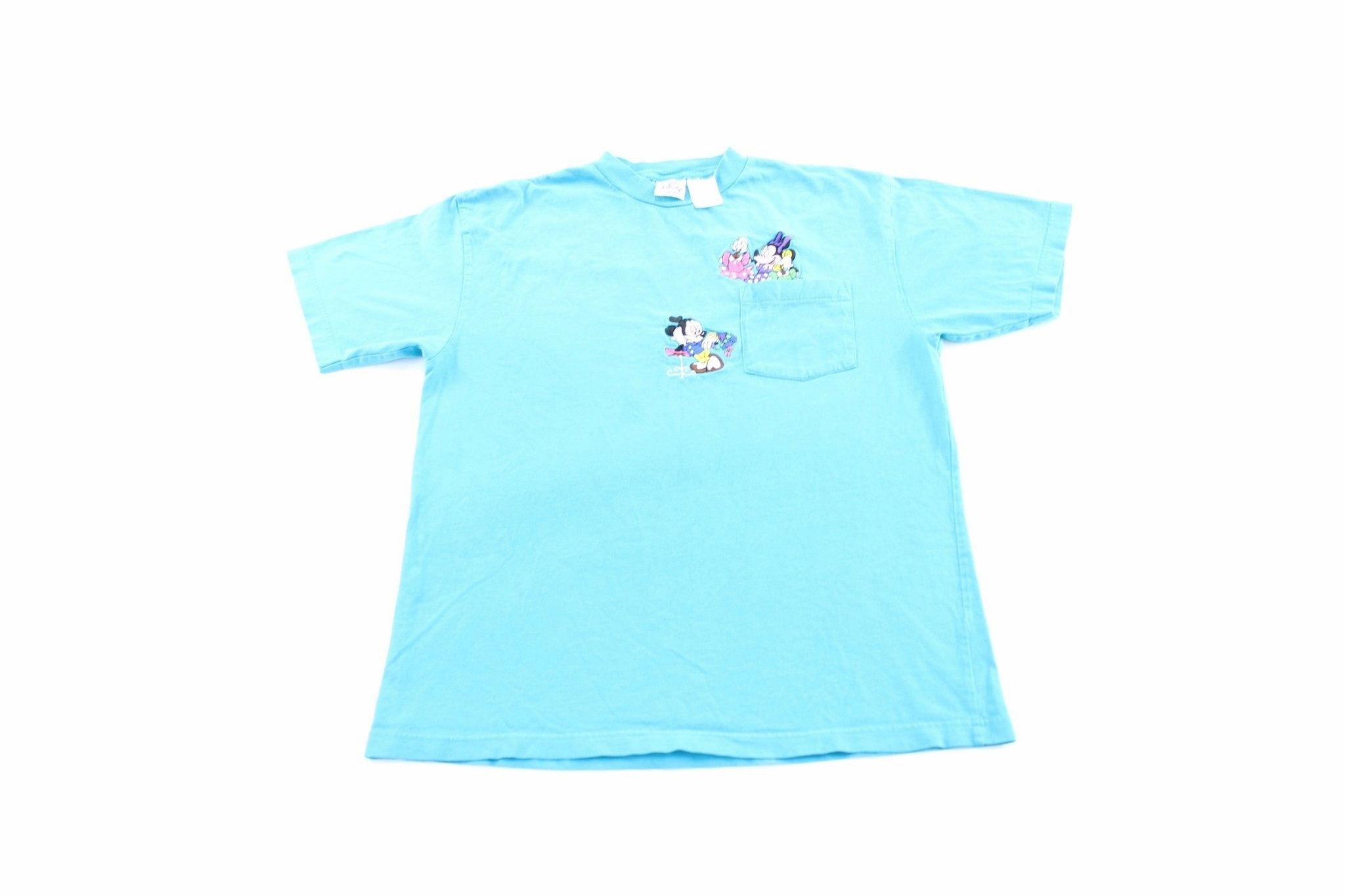 The Disney Store Embroidered Mickey & Minnie Mouse Date T-Shirt Feminine Appeal