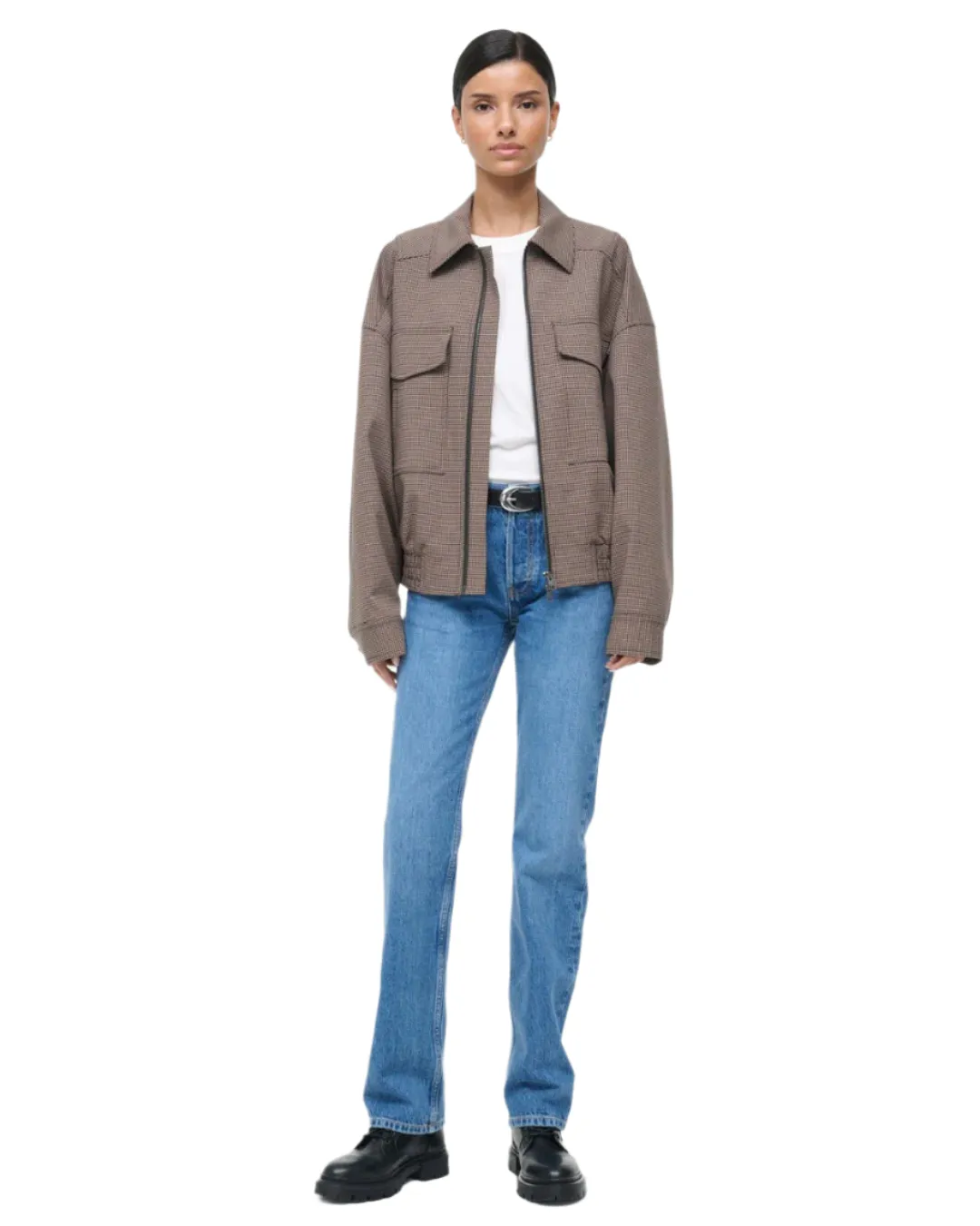 Eugene Jacket in Houndstooth Certificate Outdoor Apparel