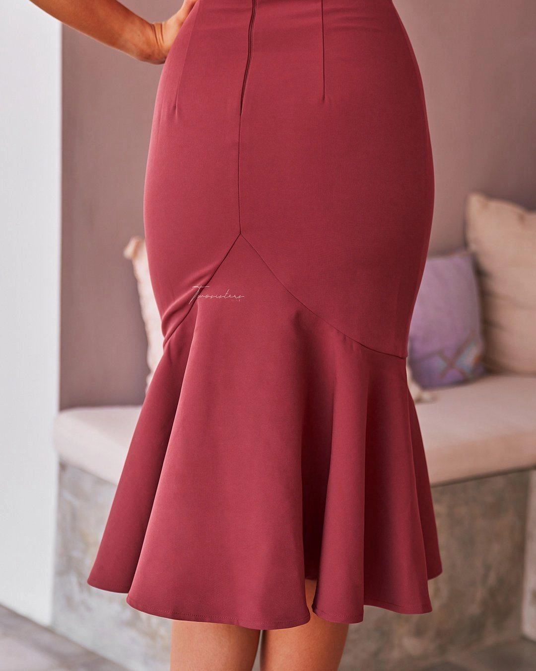 Classic structured dress Quick Layer Eveleen Dress - Watermelon