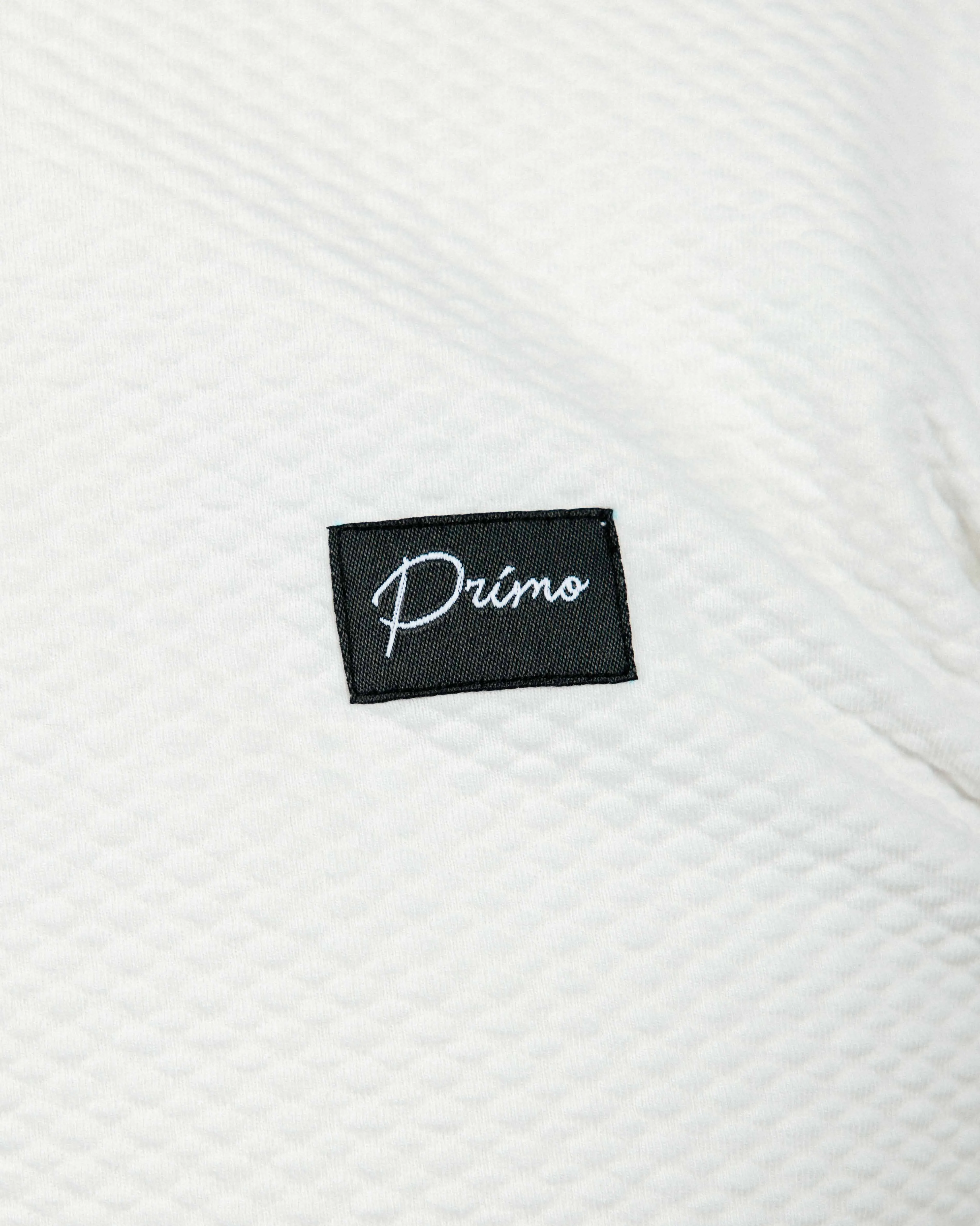 White GH Waffle Hoodie Fashion Basic