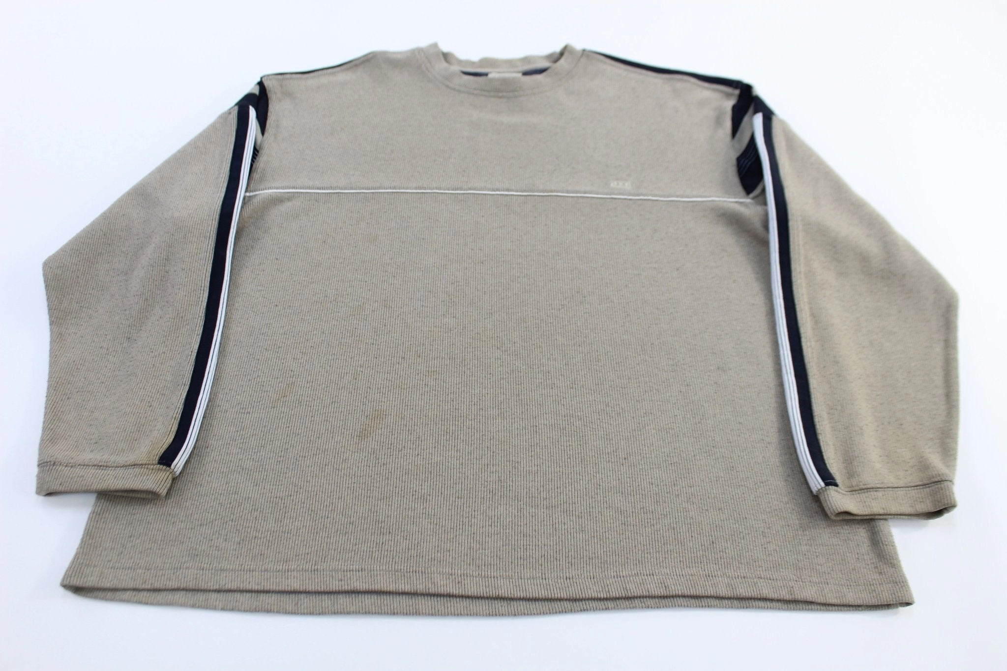 AntiPillingTreatment Timeless Layering Extreme Gear Embroidered Logo Grey Striped LS T-Shirt