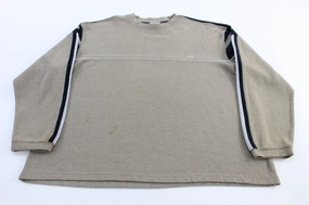 AntiPillingTreatment Timeless Layering Extreme Gear Embroidered Logo Grey Striped LS T-Shirt