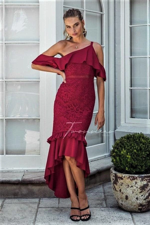 Victoria Dress - Red (Final Sale) Feminine Design