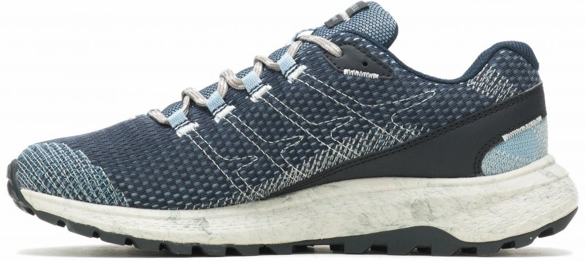 Merrell Fly Strike GORE-TEX Womens Running Shoes - Blue foot - mobility running shoes