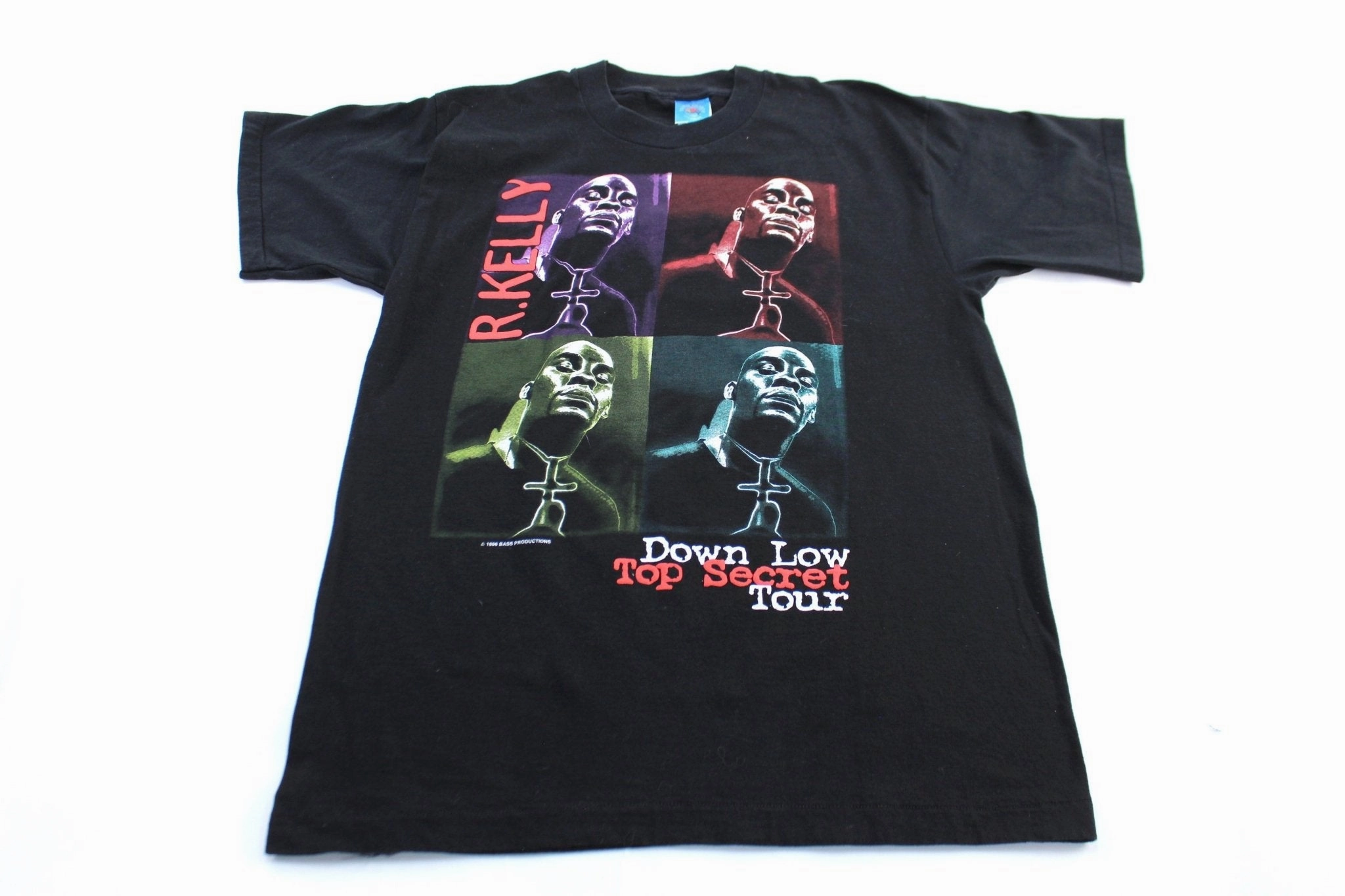 1996 R. Kelly Down Low Top Secret Tour T-Shirt Perfect for Layering