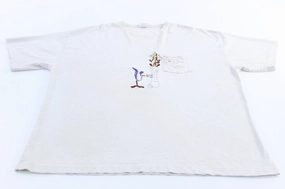 2000 Warner Bros Wile E. Coyote & The Road Runner T-Shirt Smooth Jersey Texture