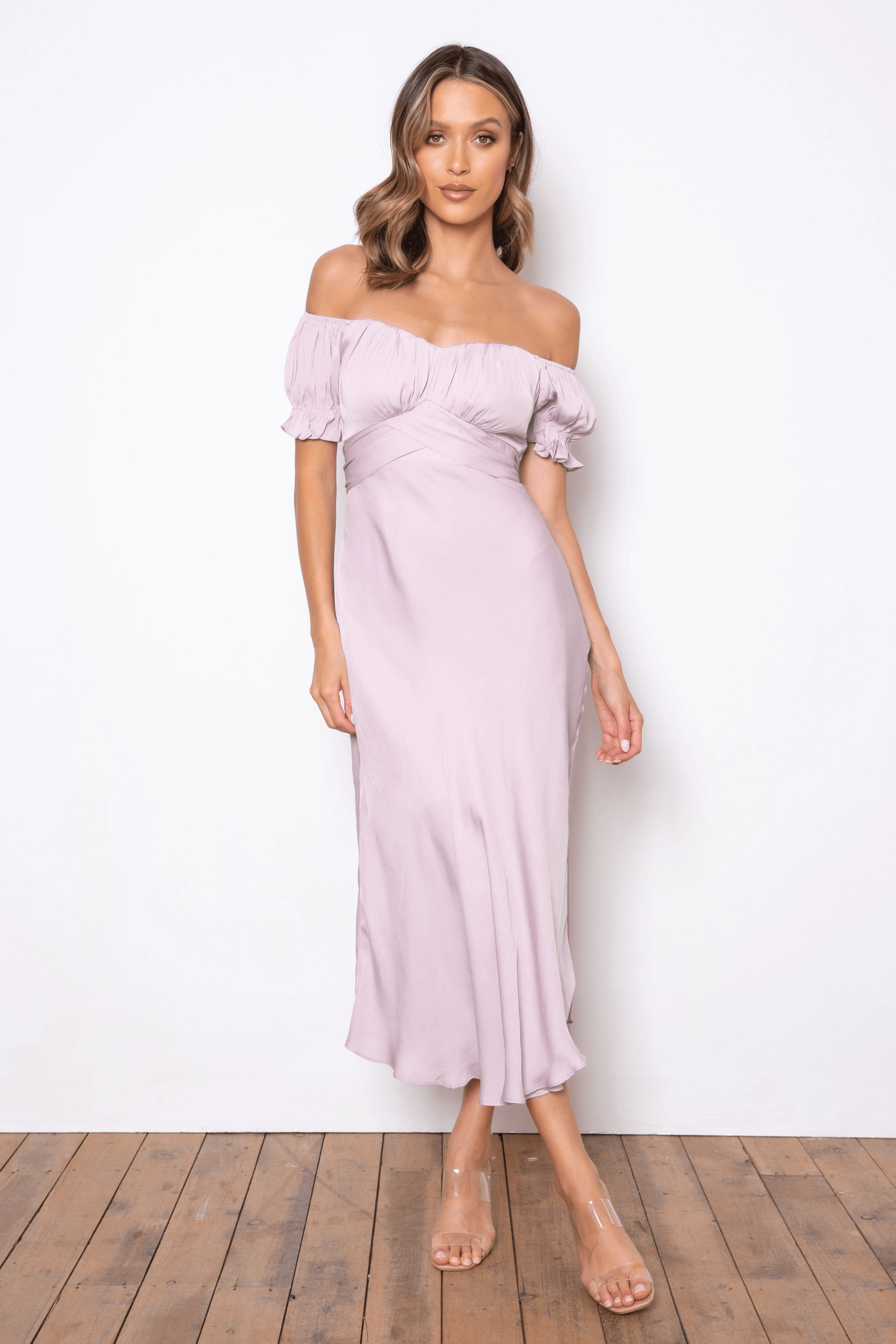 Samantha Dress - Light Lilac Vibrant Light