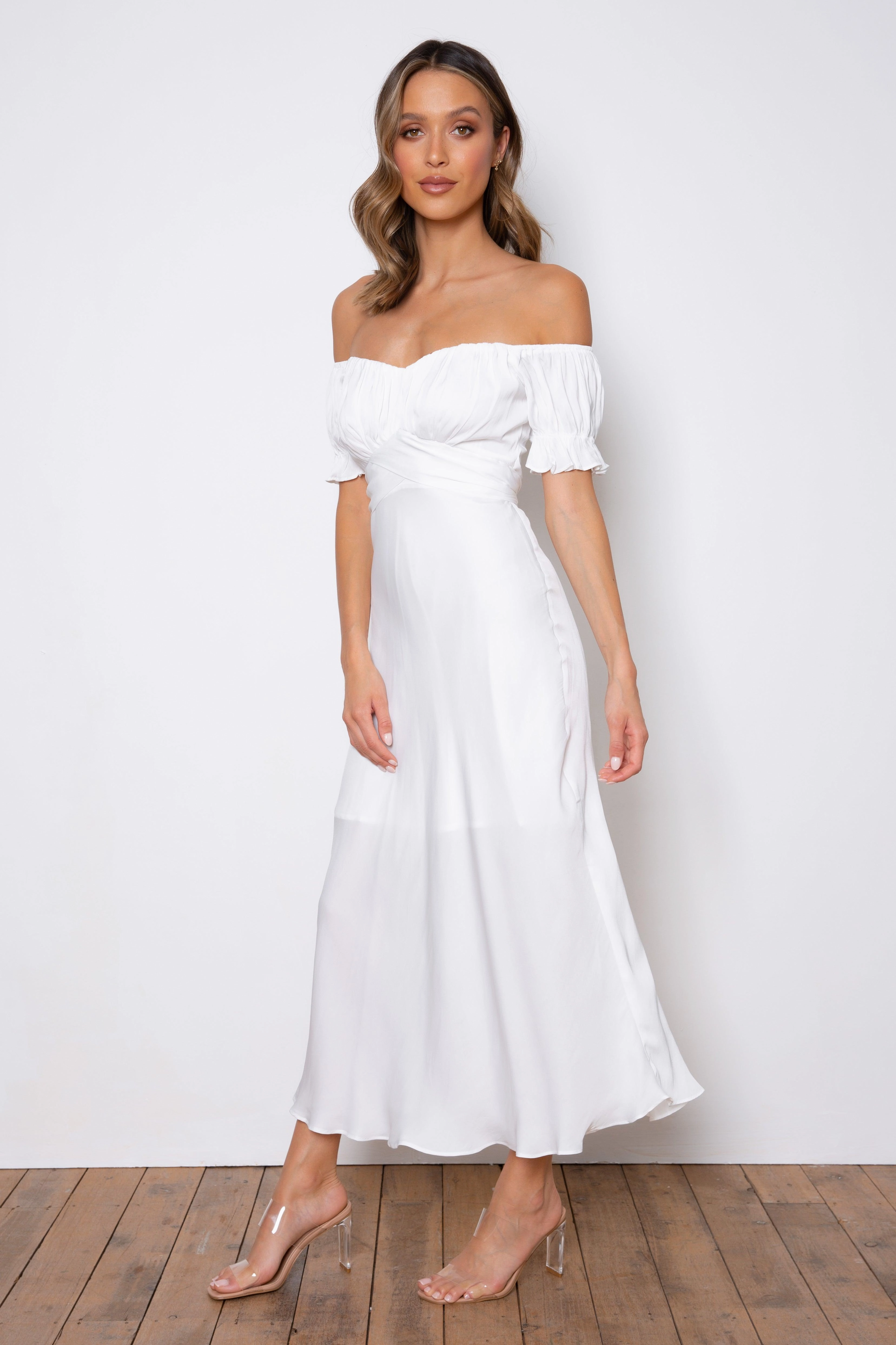 Timeless Fit Samantha Dress - White
