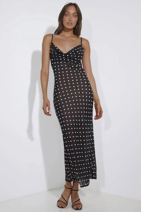 Dainty Finish Day Ready Look Zandi Dress - Polka Dot