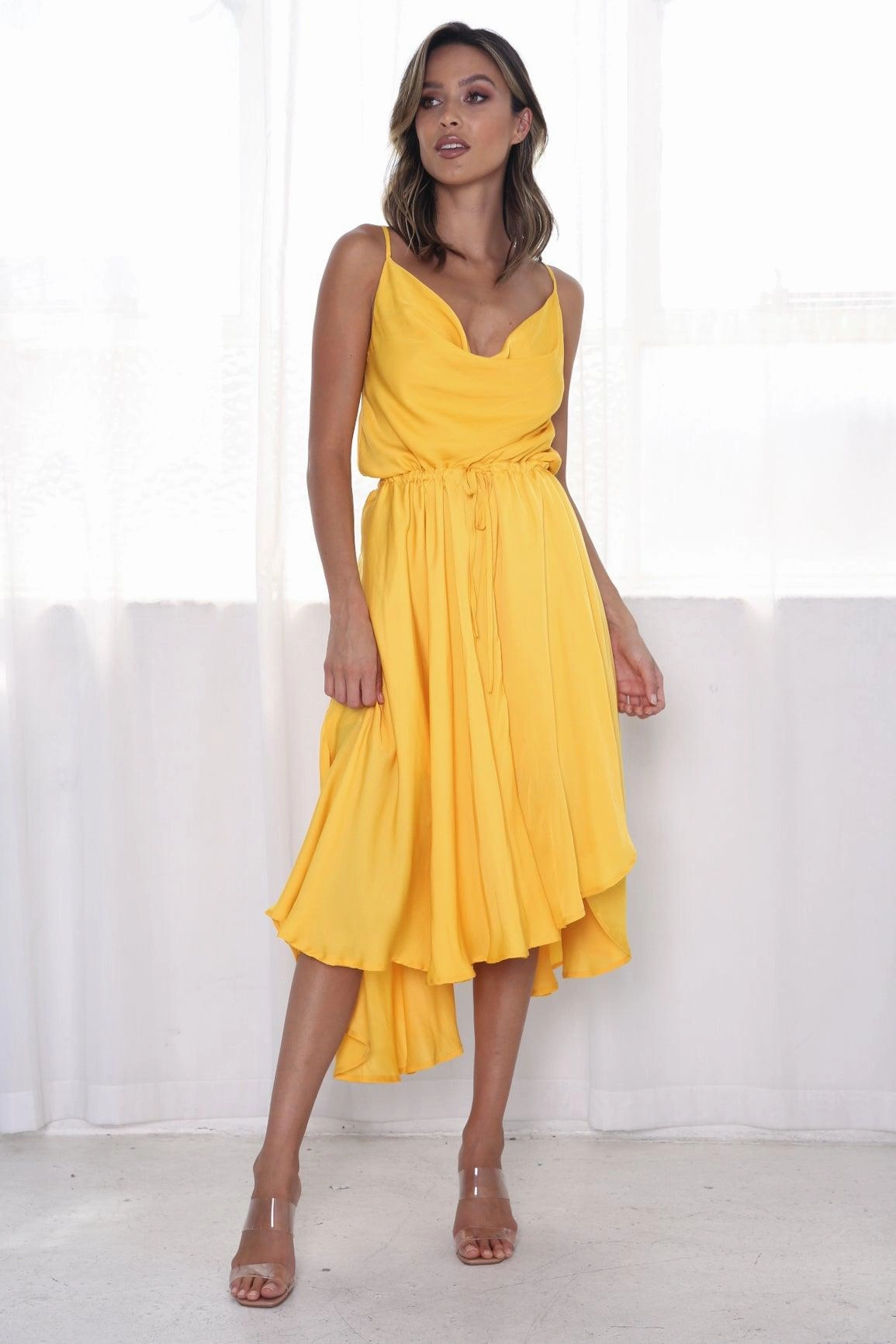 Sunshine Midi Dress - Mango Minimalist-Trend