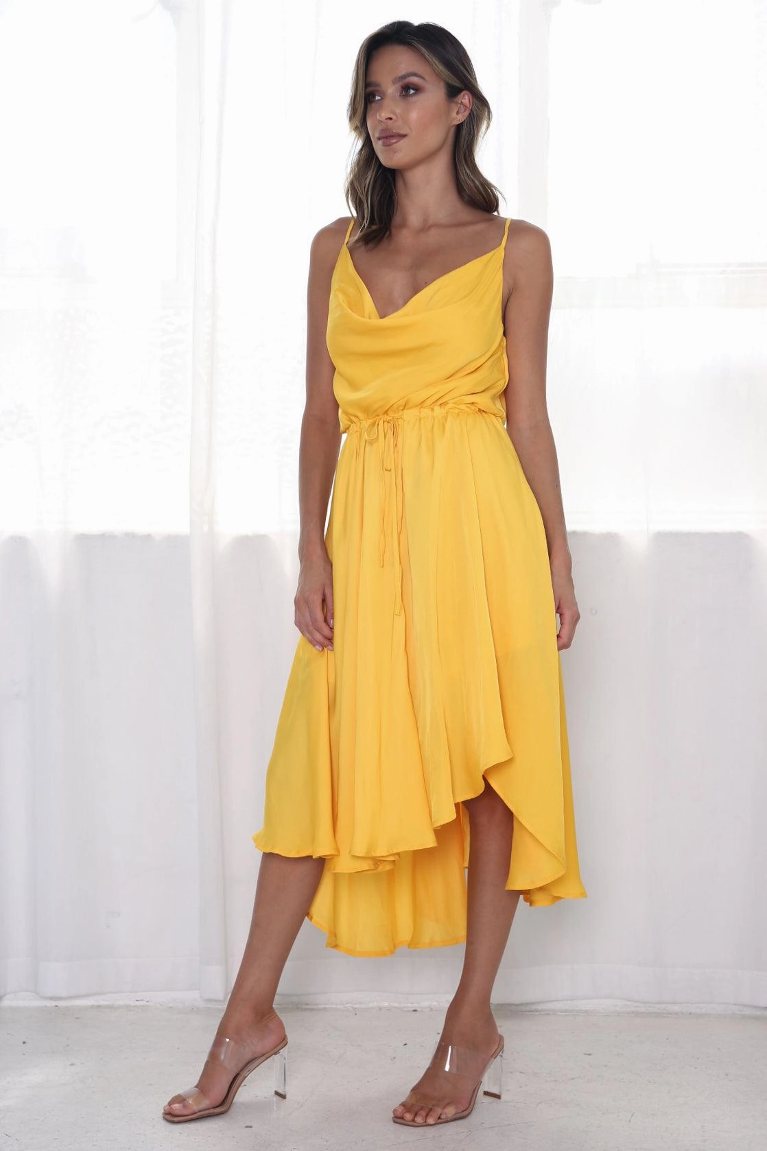 spring fresh Sunshine Midi Dress - Mango