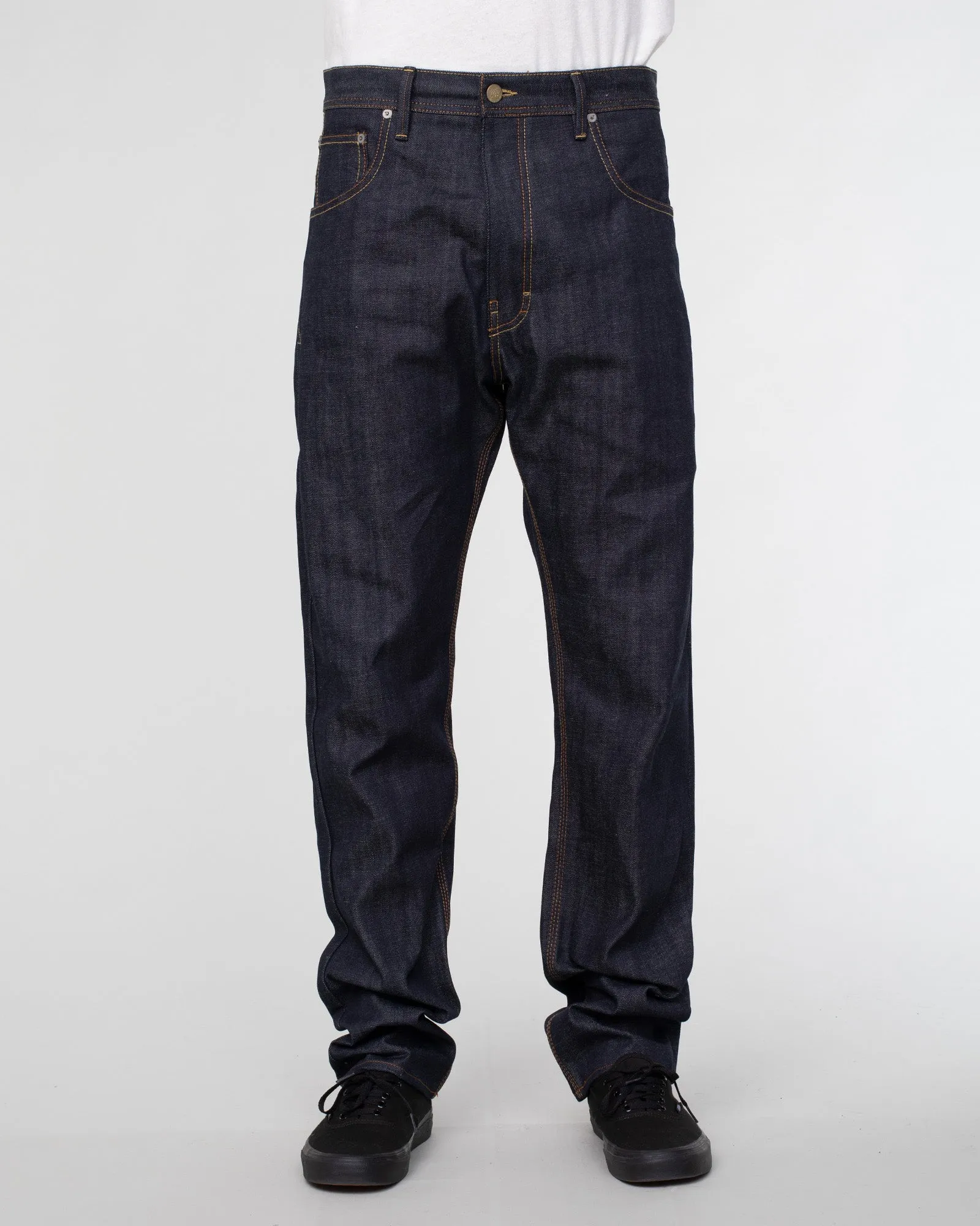 No Tag FIT 73 Loose Tapered Selvedge Denim