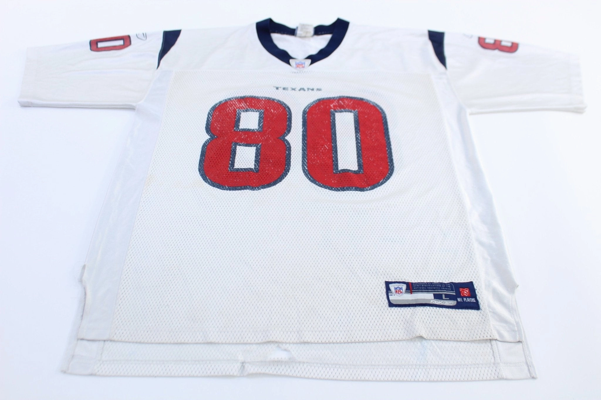 Houston Texans Andre Johnson #80 Reebok Football Jersey Body Mapping Technology