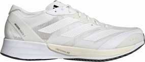 adidas Adizero Adios 7 Mens Running Shoes - White Energy Flex sand