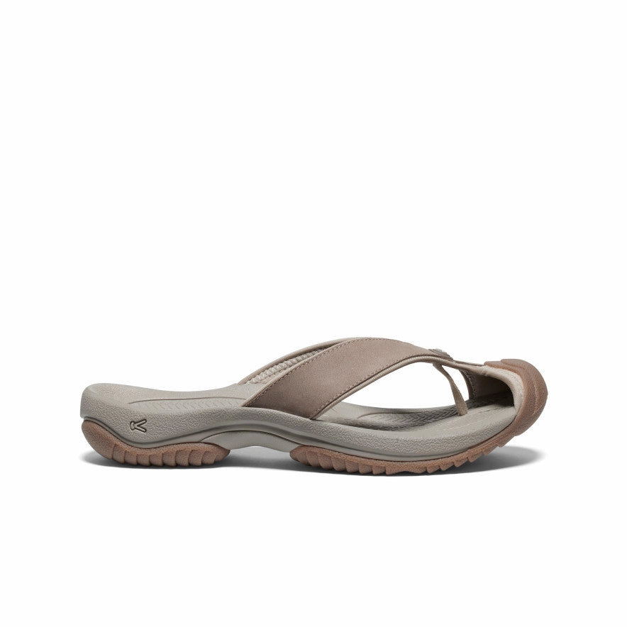Men's Waimea Leather Flip-Flop  |  Brindle/Birch Morning Hike Morning Step