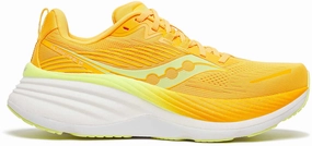 Saucony Hurricane 24 Womens Running Shoes - Yellow Aerodynamic Groove Design