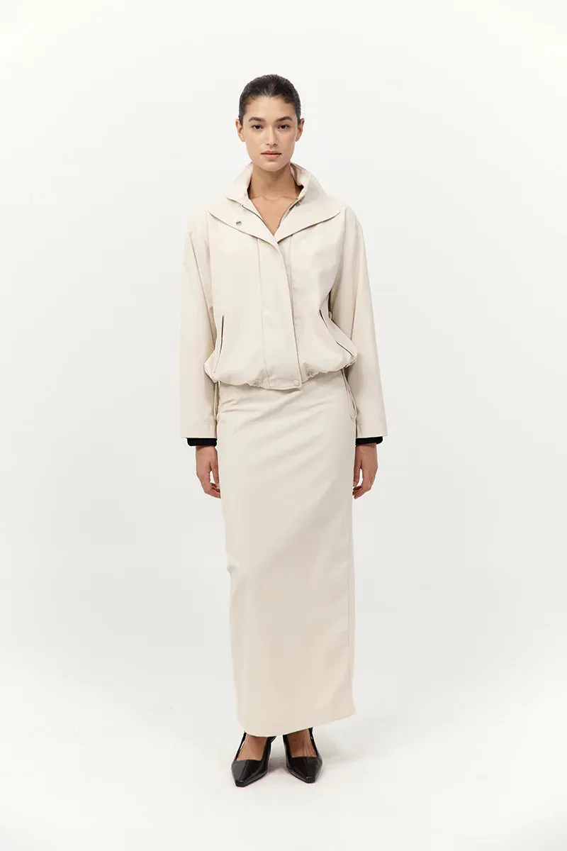 Wilderness Flight Jacket in Putty