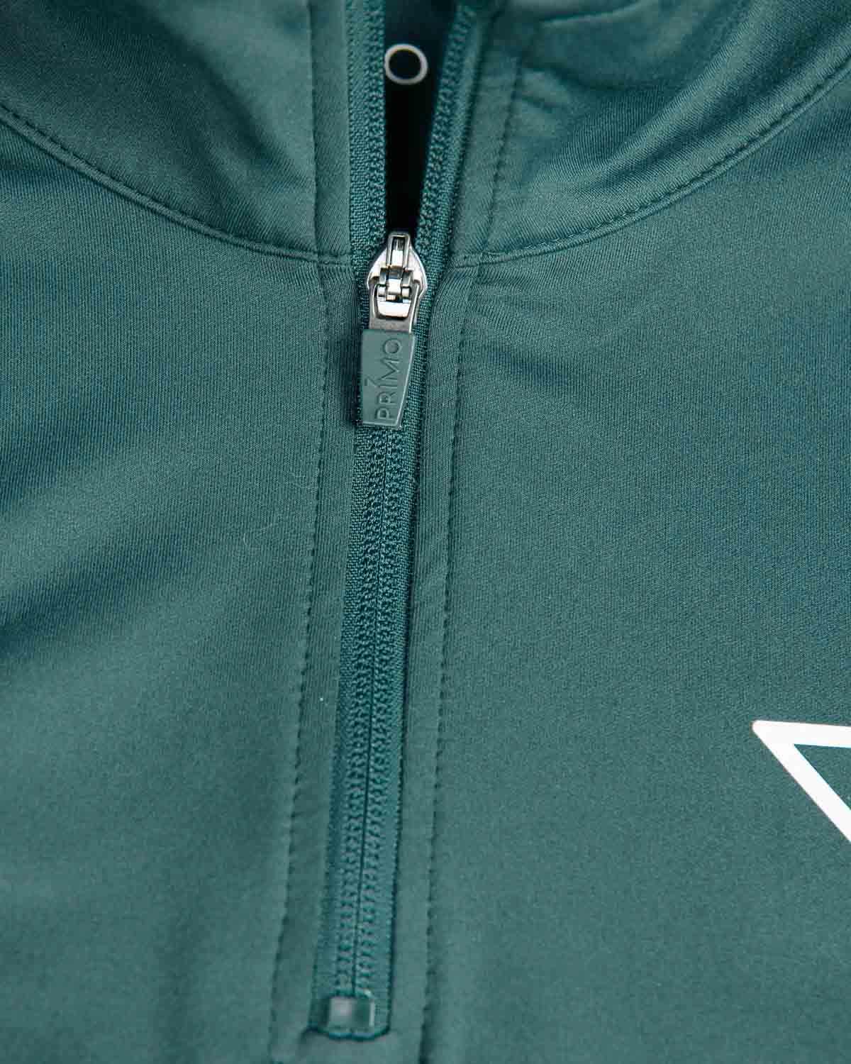Forest Green HyFlyers Quarter Zip cyclist